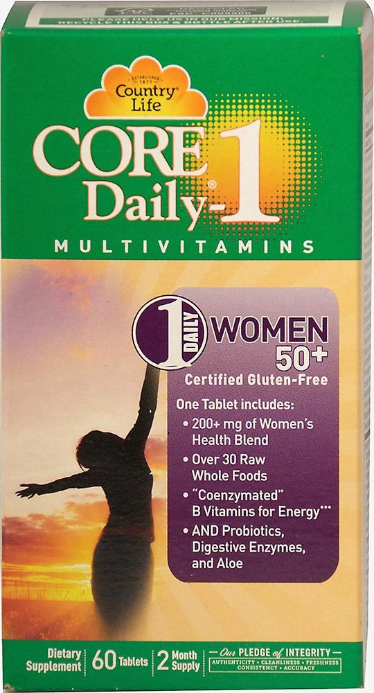 Country Life Core Daily Women 50+ Multivitamin 60 Tablets 1