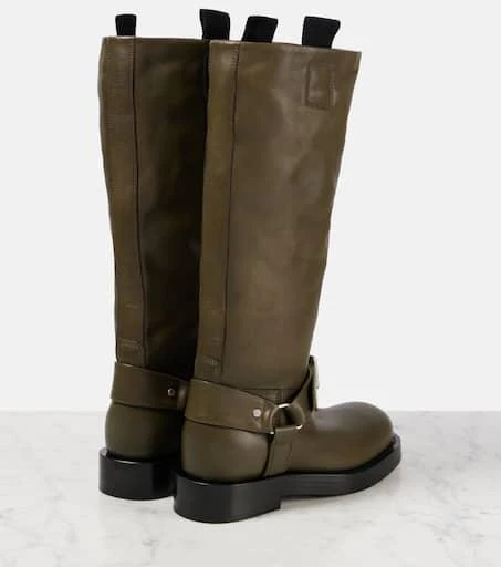 Burberry Leather knee-high boots 2