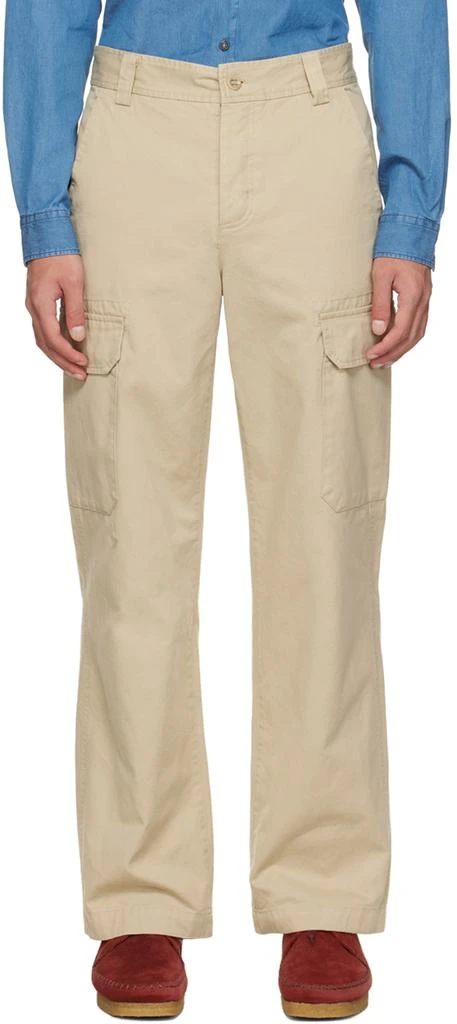 A.P.C. Beige Jane Birkin Edition Nine Cargo Pants 1