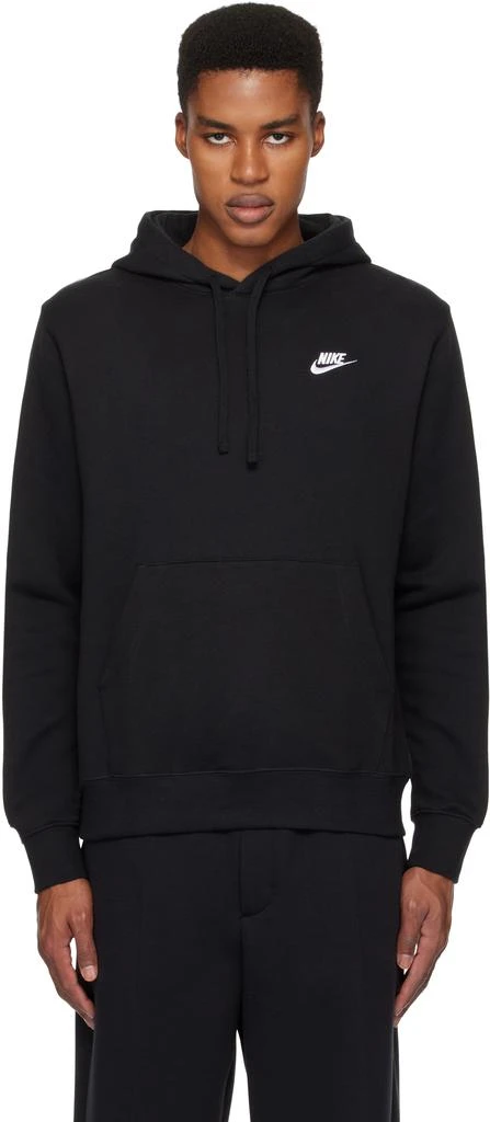 NIKE Black Sportswear Club Hoodie 1