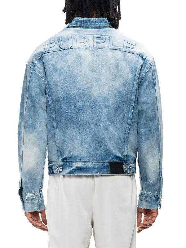 Purple Brand Padded Denim Jacket 2