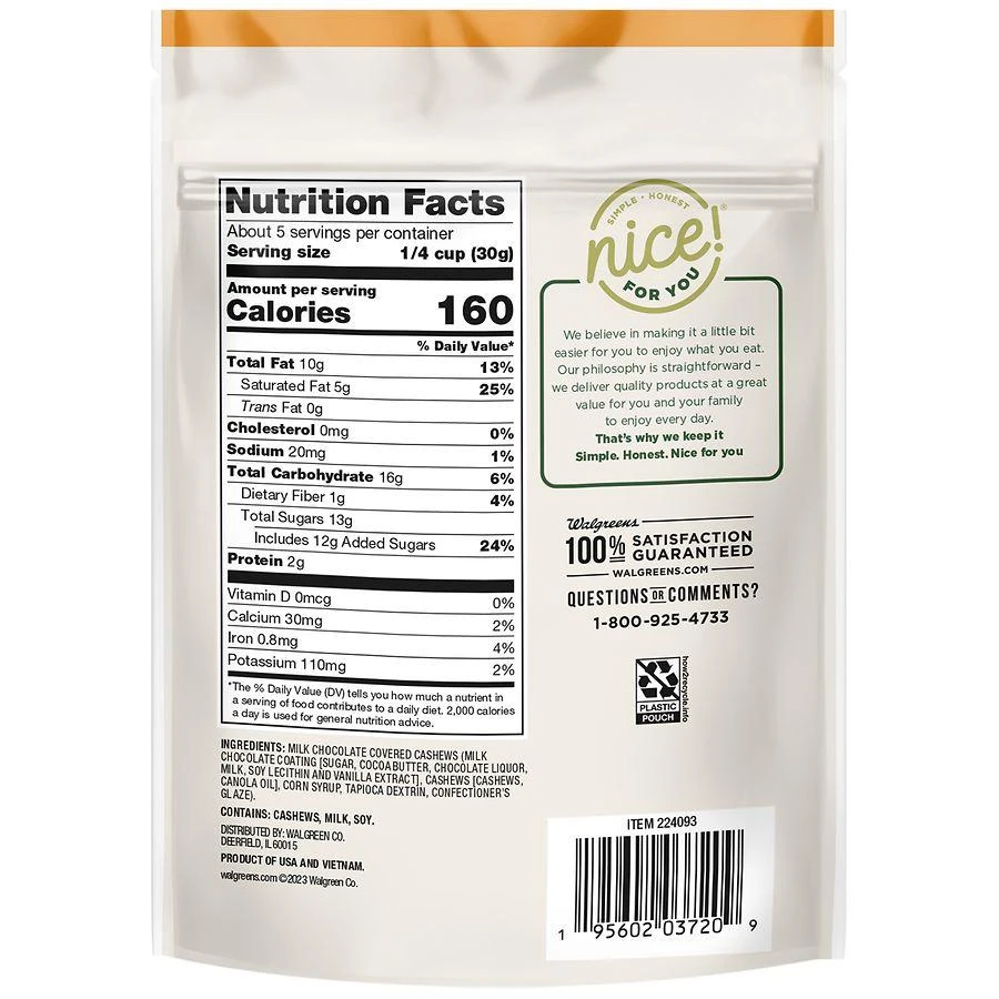 Nice! Chocolate Covered Cashews Milk Chocolate 2