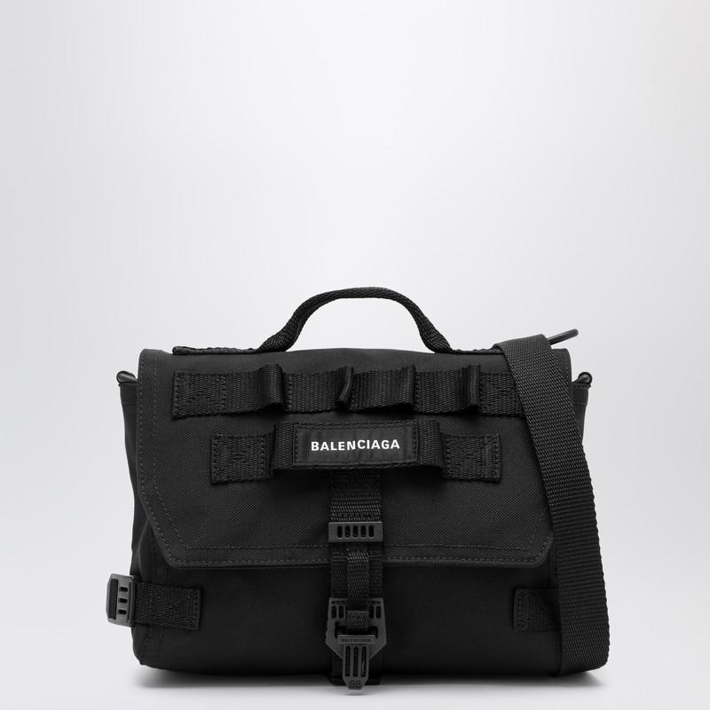 Balenciaga UNITY SHOULDER BAG IN BLACK NYLON - Shoulder Bags