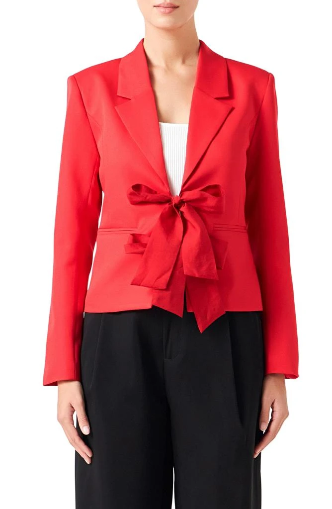 Endless Rose Bow Closure Jacket