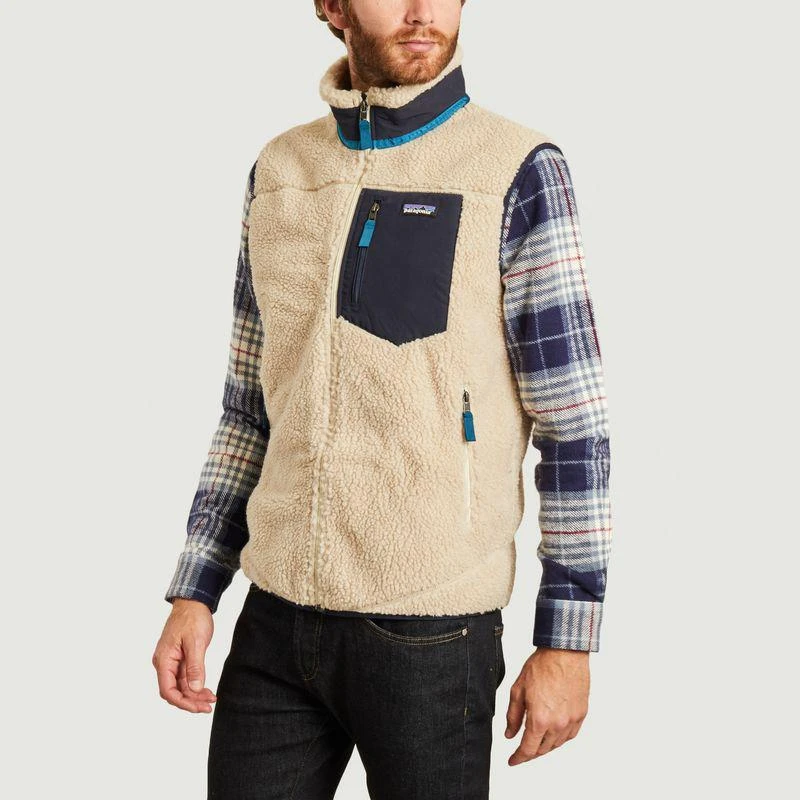 Patagonia Sleeveless fleece Classic Retro-X™ Natural PATAGONIA 2