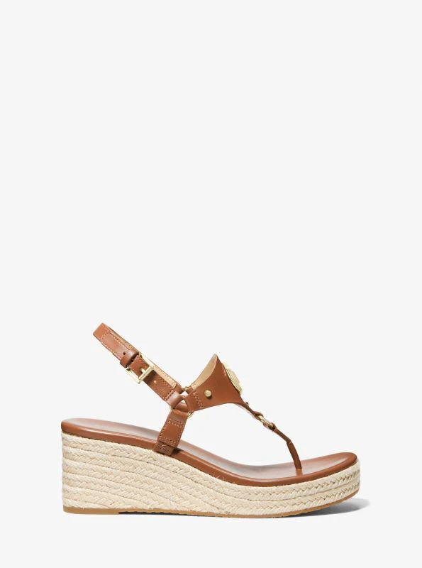 Michael Kors Casey Leather Wedge Sandal 2