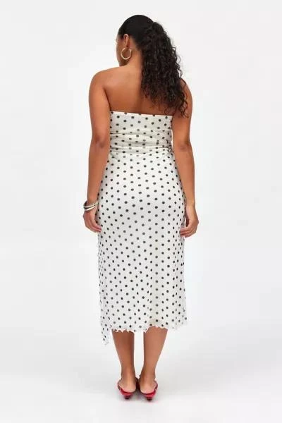 Urban Outfitters UO Samara Mesh Strapless Stretch Midi Dress 2