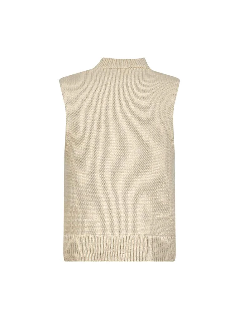 Dries Van Noten DRIES VAN NOTEN | Ecru wool and cashmere knit vest | Man | XL 2