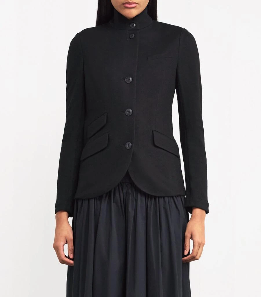 Rag & Bone Wool Stand-Collar Slade Blazer 3