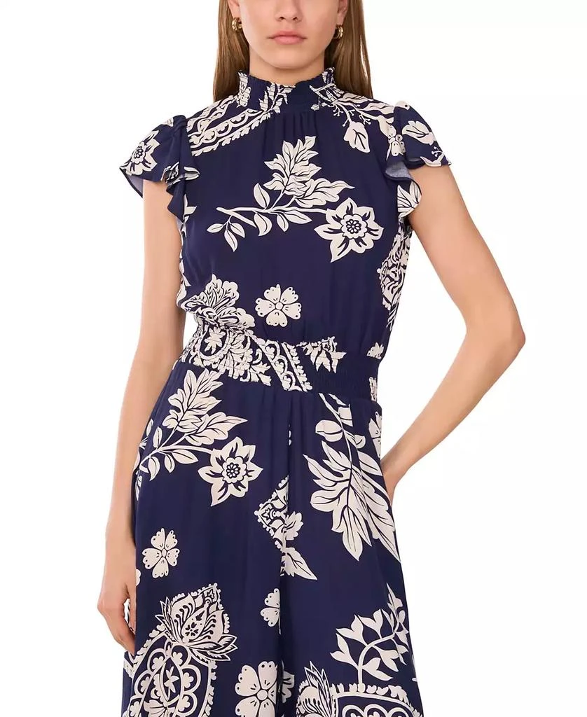 MSK Petite Printed Sleeveless Wide-Leg Jumpsuit 5