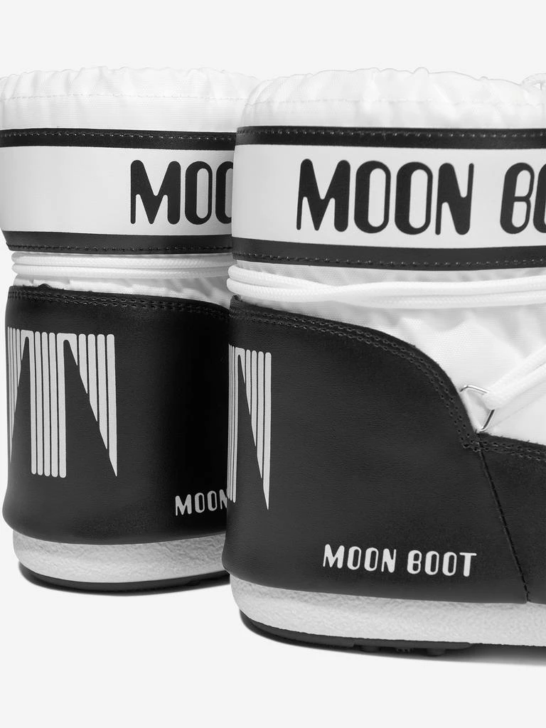 Moon Boot Moon Boot Kids Icon Low Nylon Snow Boots in White 3
