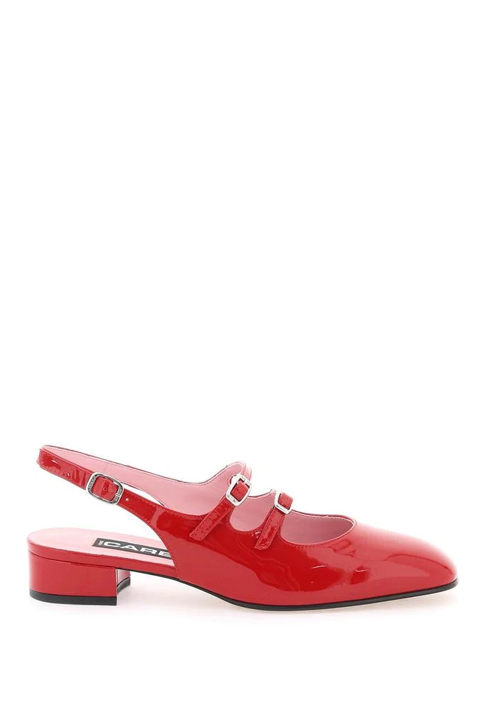 CAREL patent leather pêche slingback mary jane 1