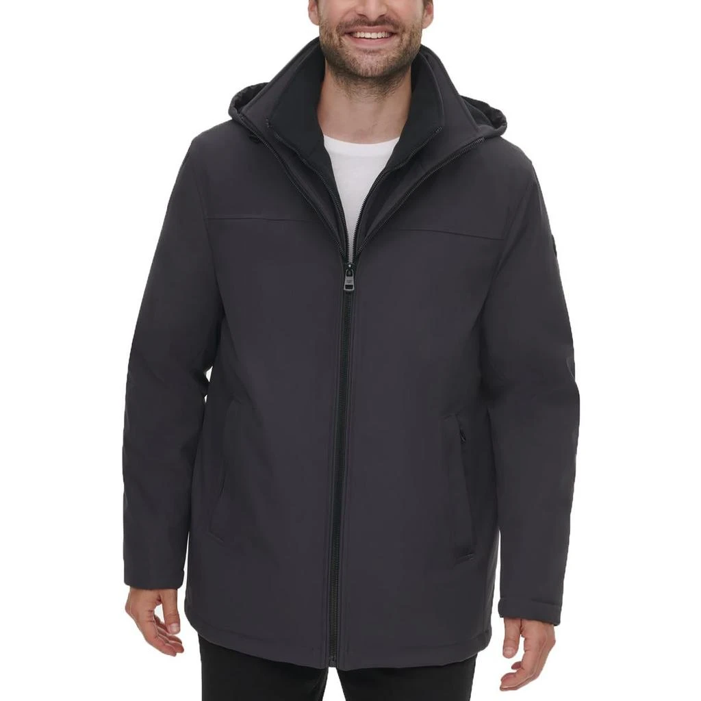 Calvin Klein Obama Mens Lined Polyester Parka Coat 3