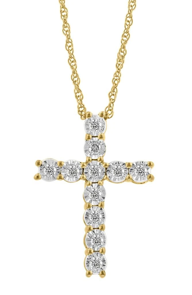 Effy Diamond Cross Pendant Necklace 1