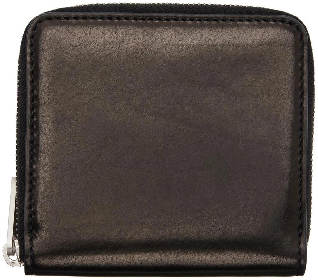 Rick Owens Black Concordians Zipped Wallet 2