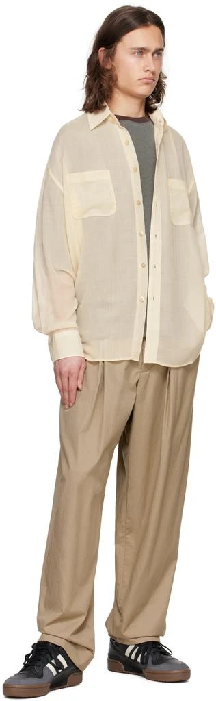 JieDa Off-White Oversized Shirt 4