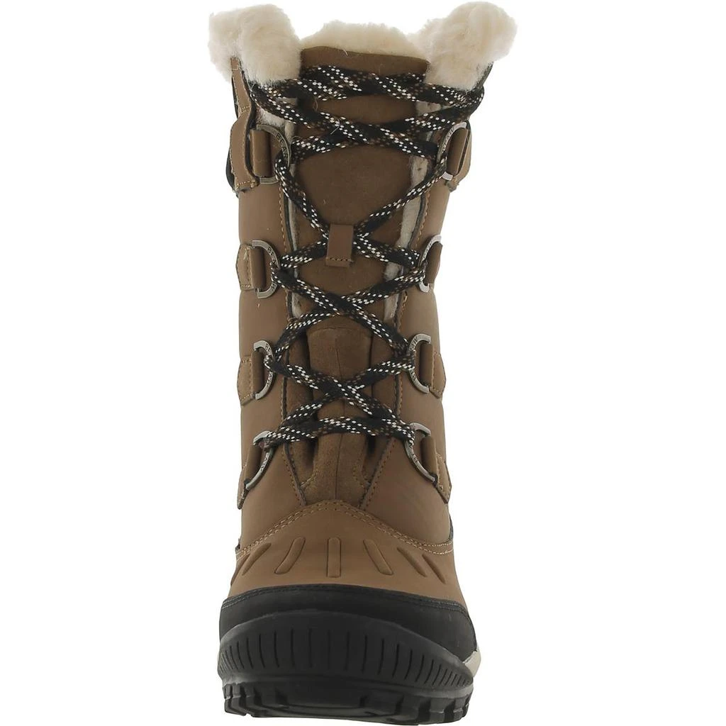 Bearpaw Bearpaw Womens Desdemona Leather Faux Fur Lined Snow Boots 7