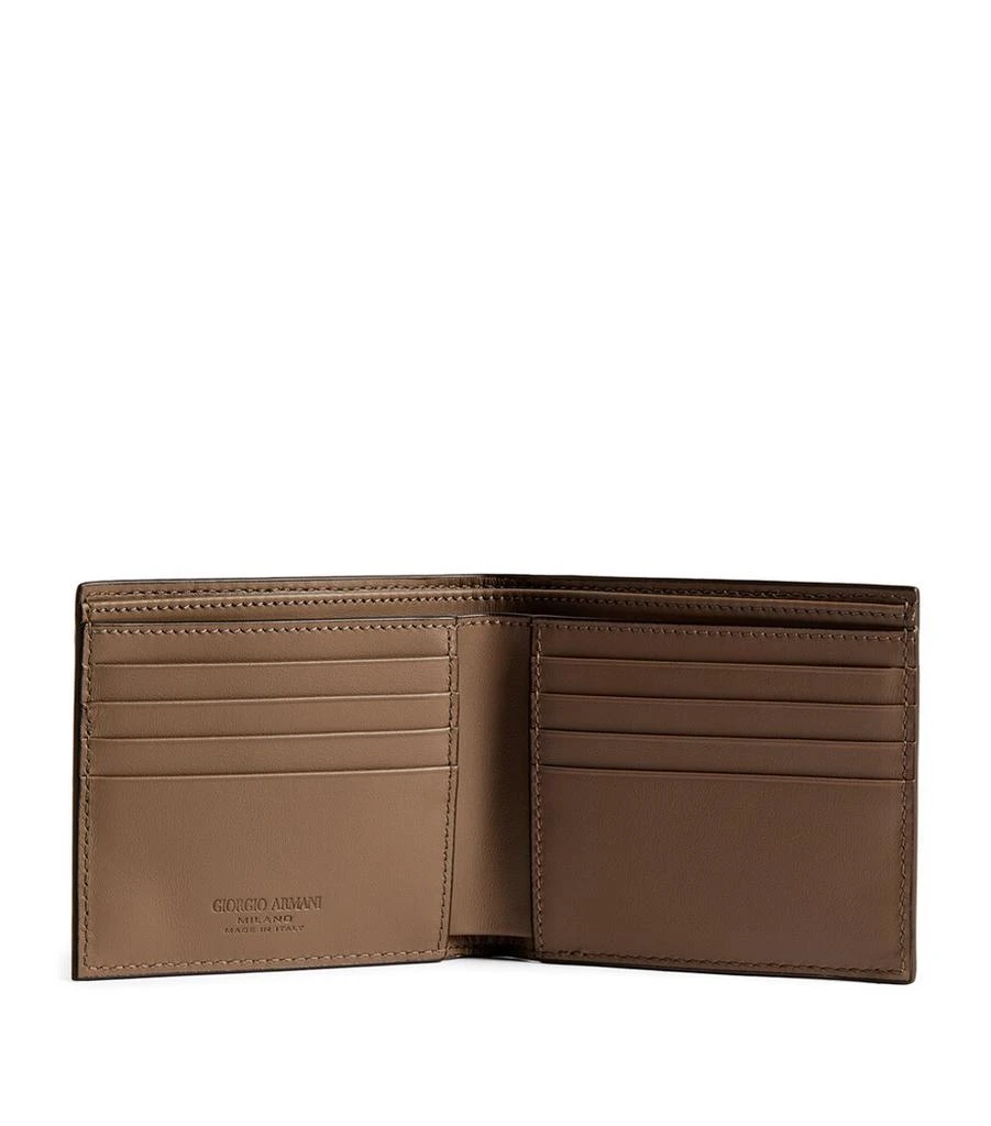 Giorgio Armani Leather Wave-Embossed Bifold Wallet 3
