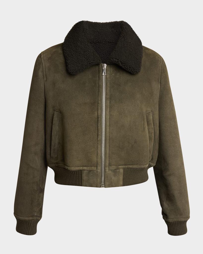 Yves Salomon Shearling Zip Jacket