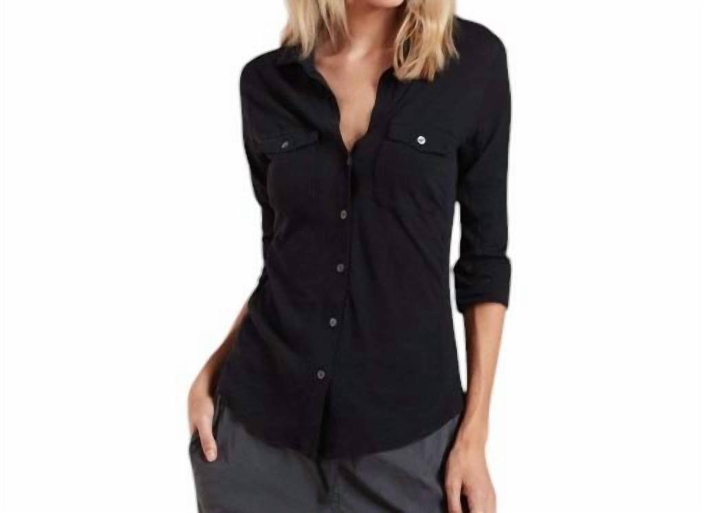 James Perse James Perse - Contrast panel shirt