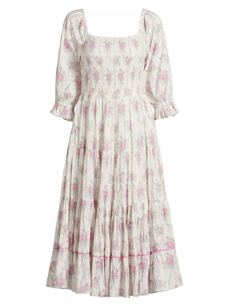 LOVESHACKFANCY Victorian Rigby Floral Dress 1