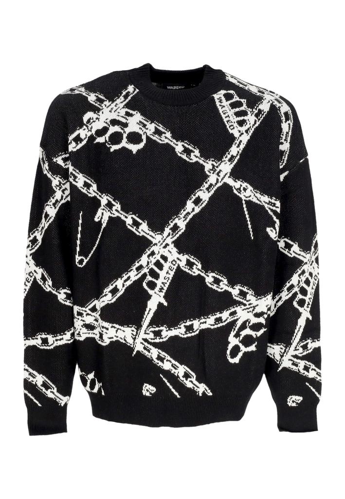 Wasted Paris Men's Knuckles Crewneck Black