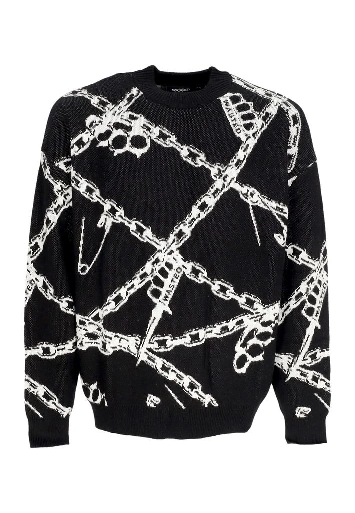 Wasted Paris Men's Knuckles Crewneck Black 1