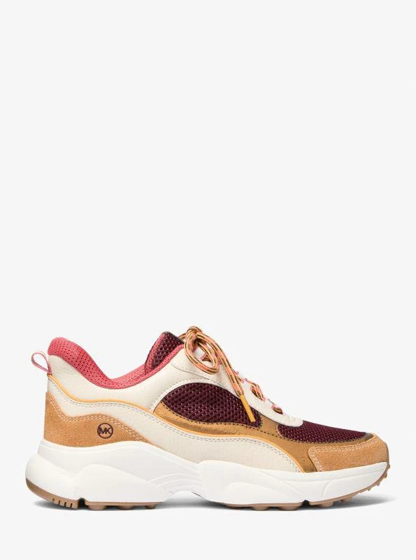 Michael Kors Katrina Mixed-Media Trainer 2