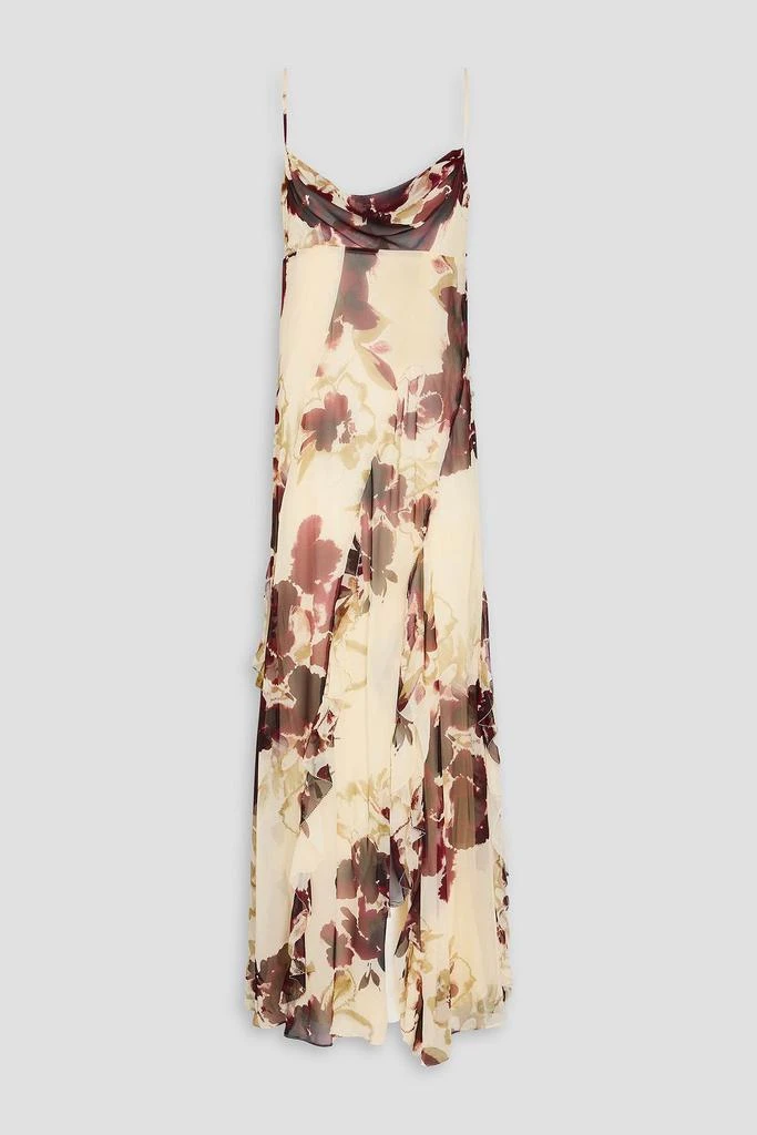 slim fit dress slacks Luserna Embellished Halterneck Maxi Dress in Green Snake main image 1