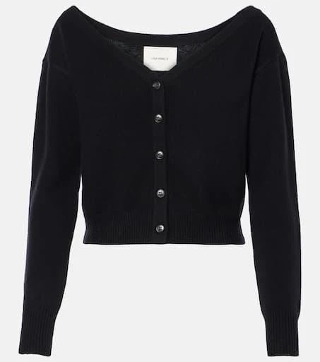 Lisa Yang Beata off-shoulder cashmere cardigan 1