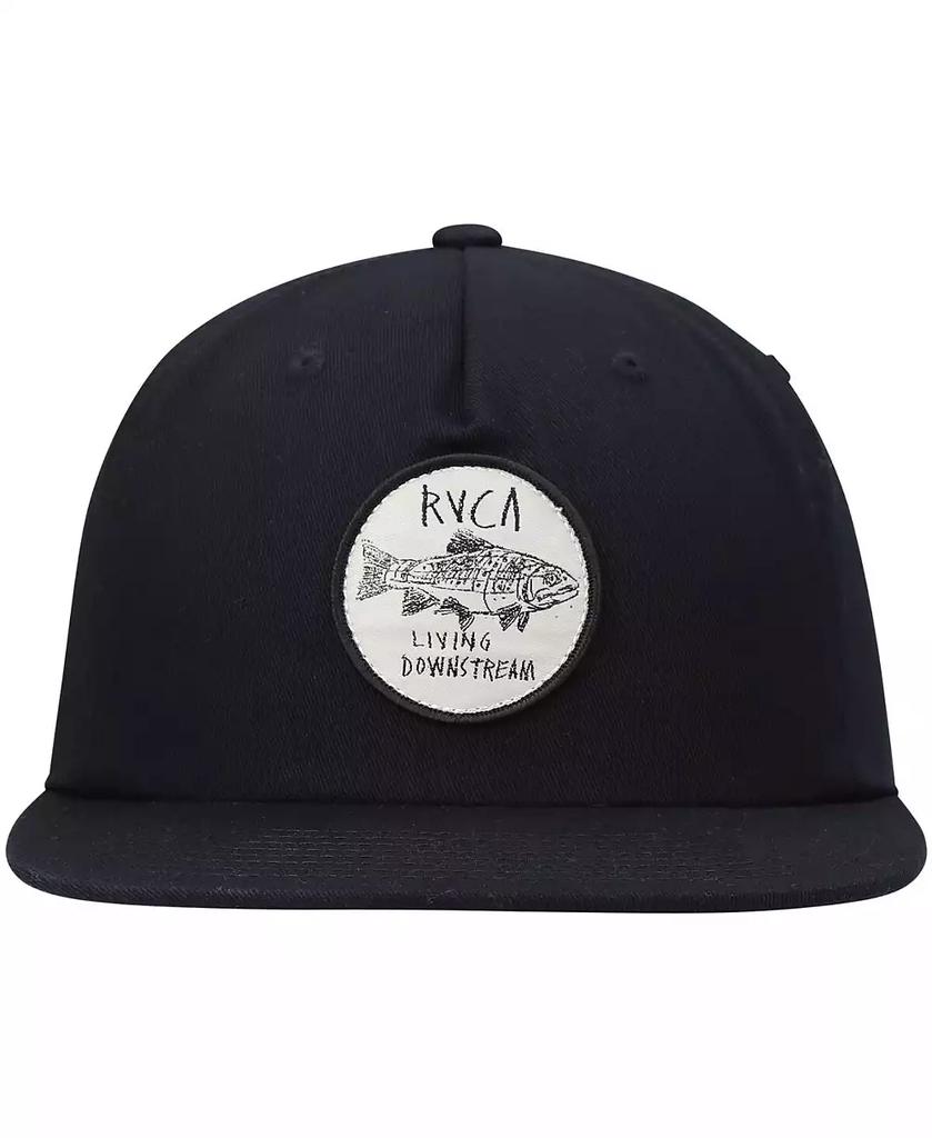 RVCA Men's Black Horton Sport Snapback Hat