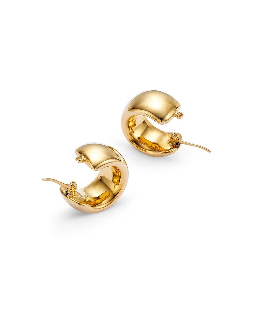 Bloomingdale
s 14K Yellow Gold Wide Band Polished Hoop Earrings 4