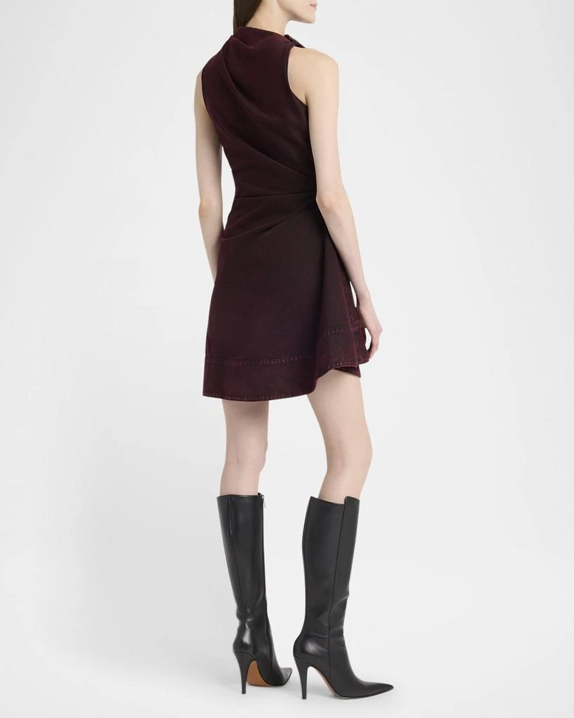 Shop Red-Wash Denim Draped Sleeveless Mini Dress on Sale at BeyondStyle   Get 70% Off Red-Wash Denim Draped Sleeveless Mini Dress with Limited-Time  Flash Deals, Exclusive Discounts, and Special Offers. Enjoy Unbeatable