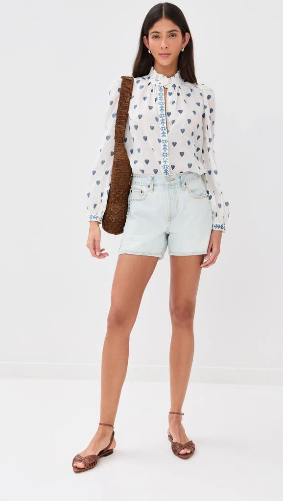 Alix of Bohemia Annabel Indigo Heart Shirt 4