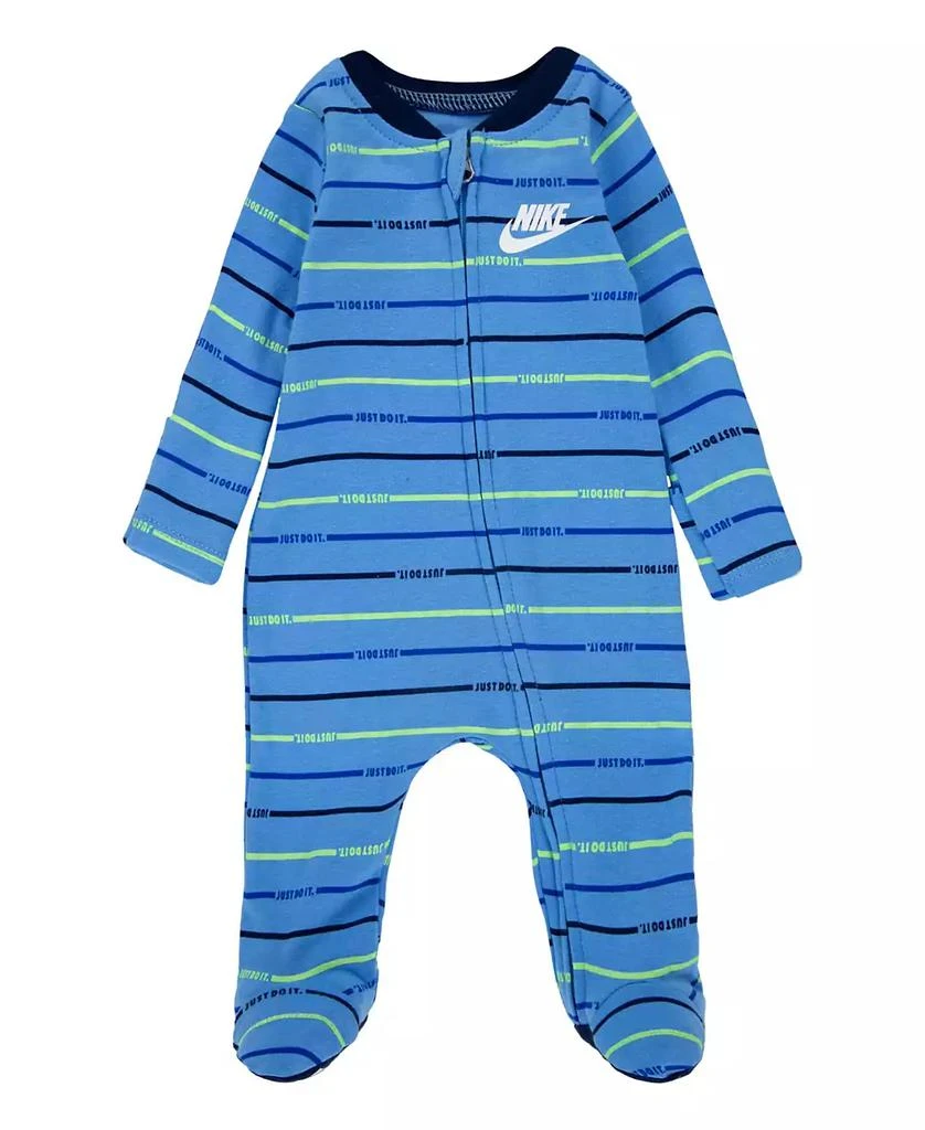NIKE Baby Girls or Boys Printed Footed Coverall 1