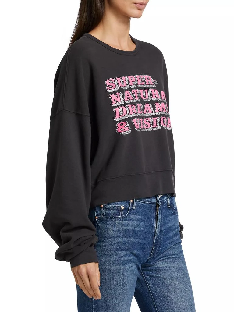 Mother The Winger Cropped Sweatshirt 4