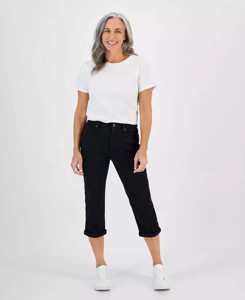 Style & Co Women's Mid-Rise Curvy Capri Jeans, 2P-28W, Exclusively at Macy's 1