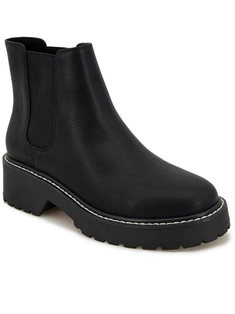 XOXO Glo 2 Womens Leather Round Toe Chelsea Boots 1