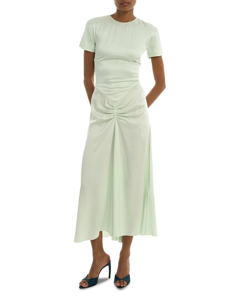 Victoria Beckham Gathered T-Shirt Midi Dress 2