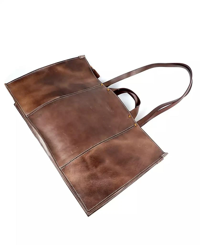 OLD TREND Women
s Genuine Leather Sandstorm Tote Bag 9