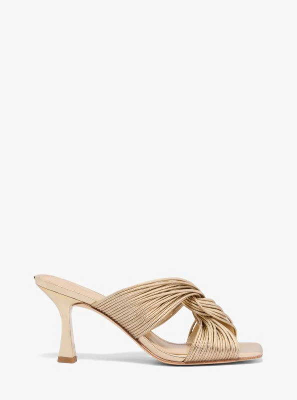 Michael Kors Alessia Metallic Mule Sandal 2