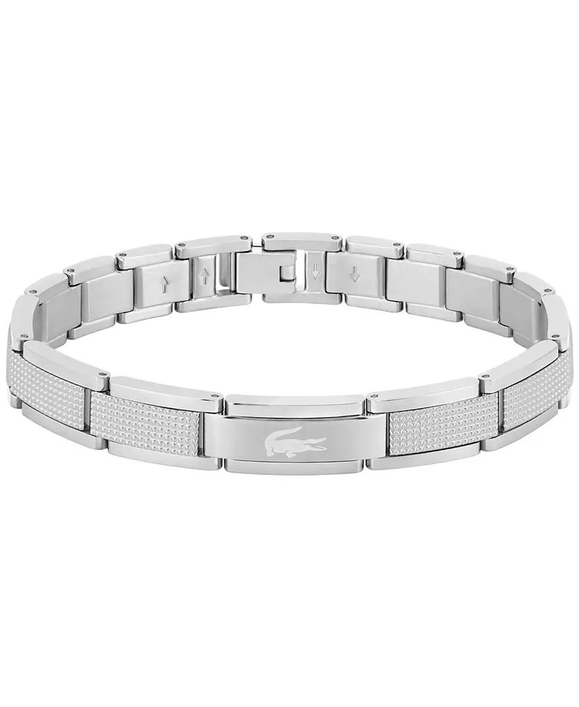 Lacoste Men
s Stencil Gold-Tone Stainless Steel Bracelet