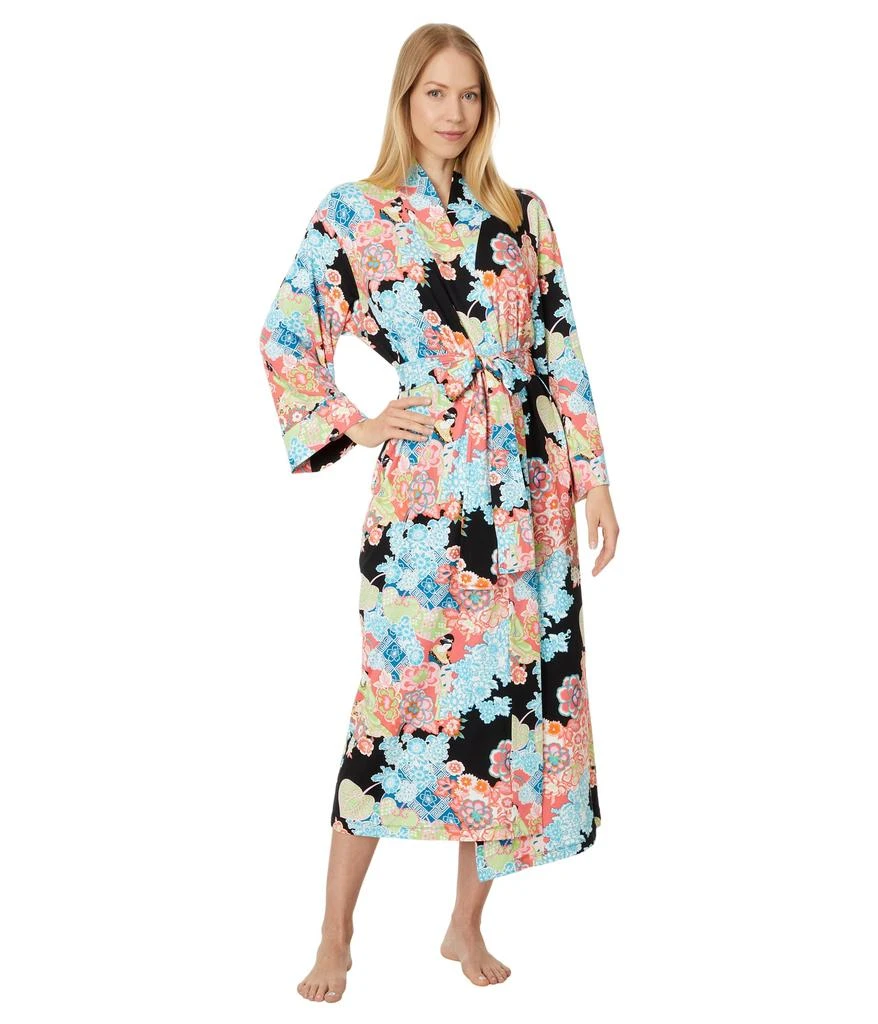 Natori Geisha Garden - Cozy Knit 49" Robe 1