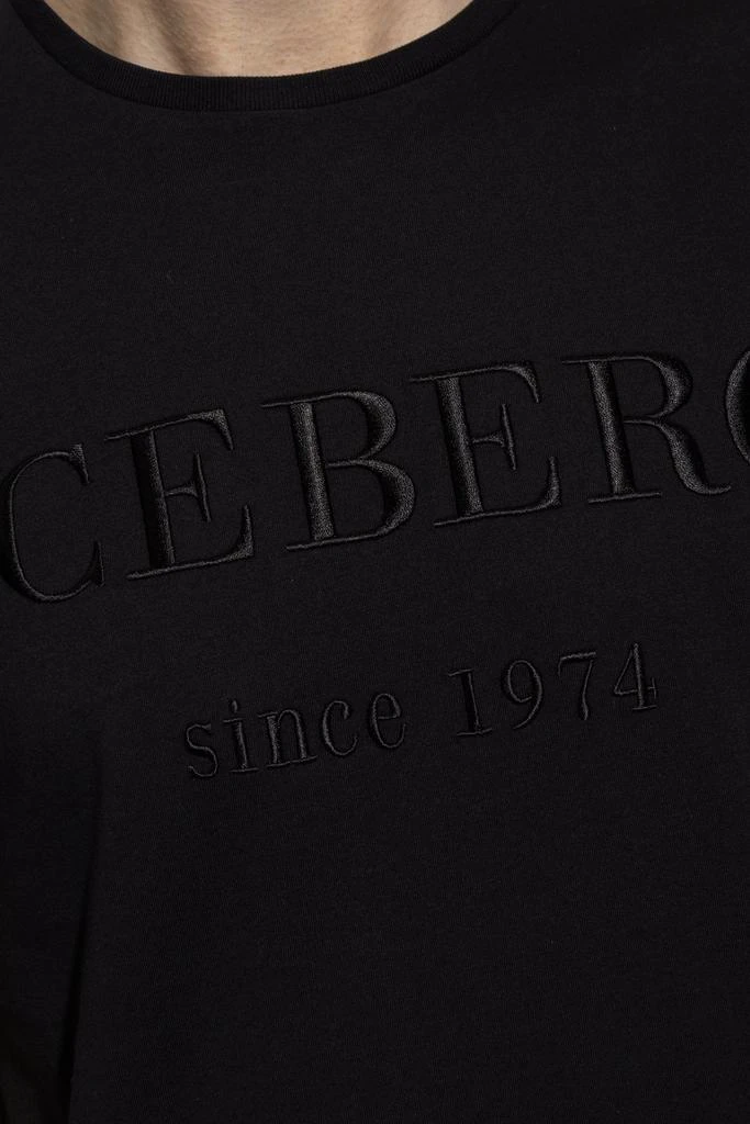 Iceberg Iceberg Heritage Logo Embroidered Crewneck T-Shirt 4