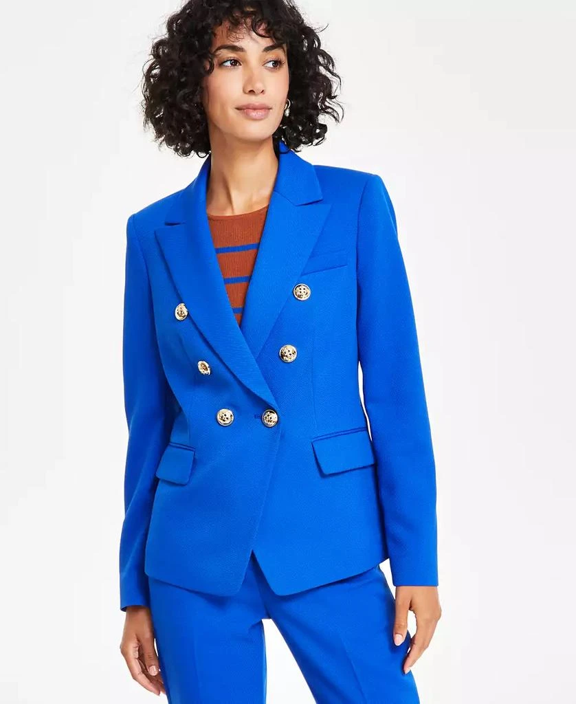 Tahari Women's One Button Double Breasted Blazer 3