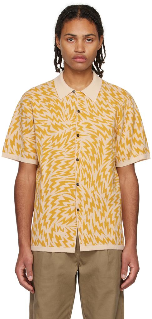Double Rainbouu Yellow & White She's Electric Shirt