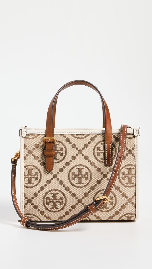 Tory Burch Mini T Monogram Jacquard Tote