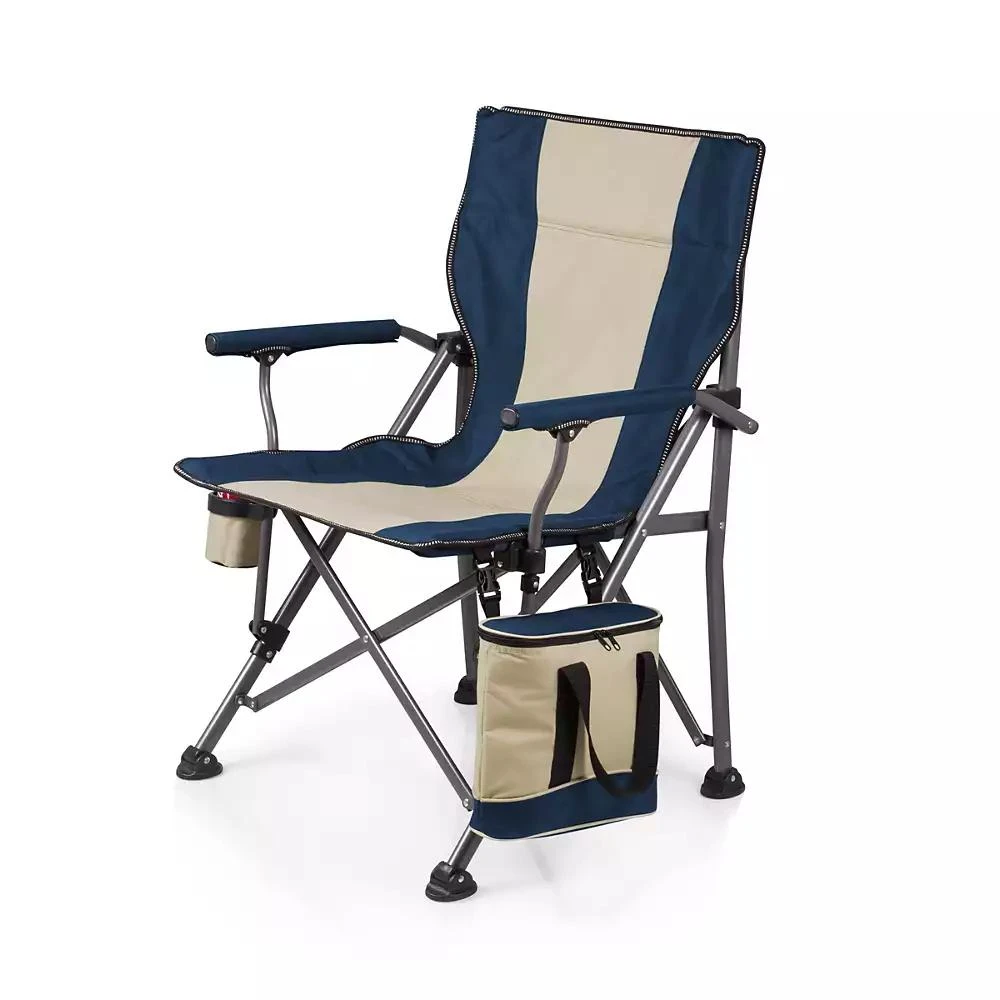 ONIVA by Picnic Time Navy Outlander Folding Camp Chair with Cooler 4