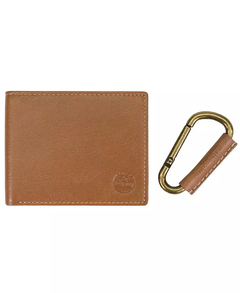 Timberland Men's Leather Wallet with Carabiner 3