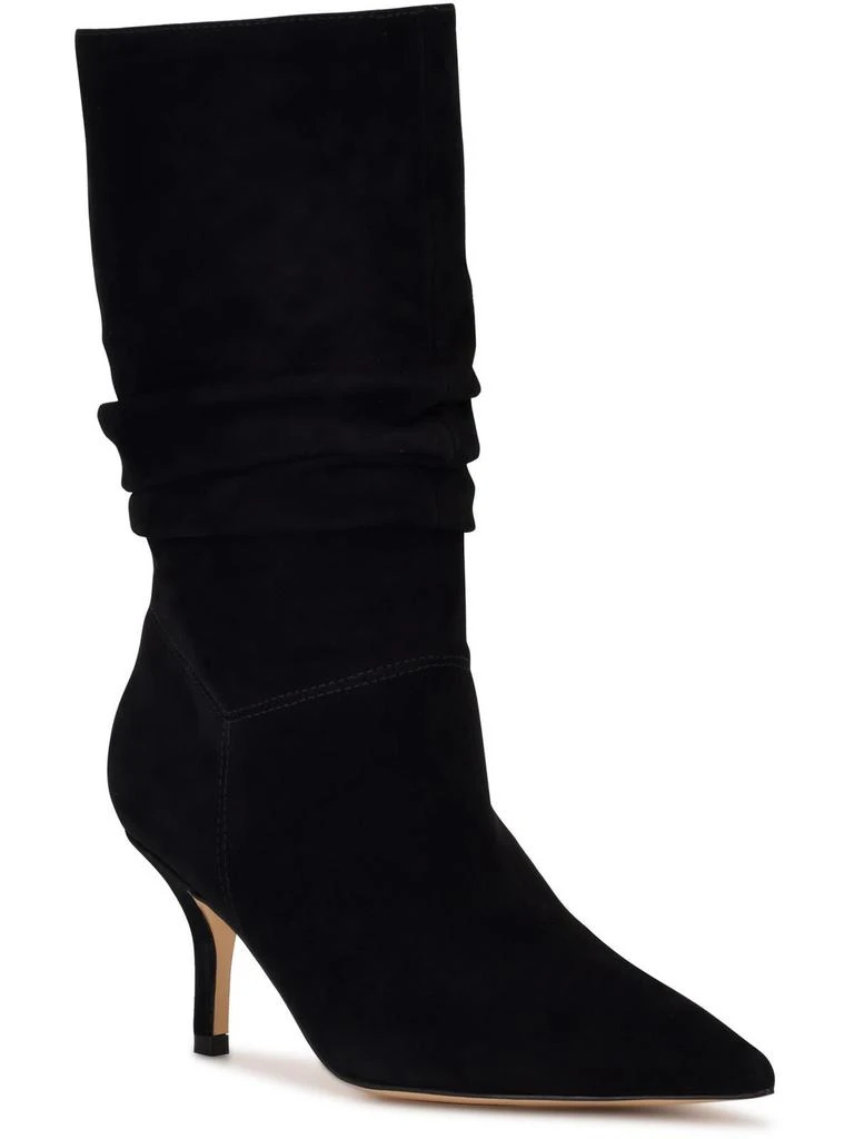 Nine West Mycki Womens Slouchy Pointed Toe Mid-Calf Boots 1